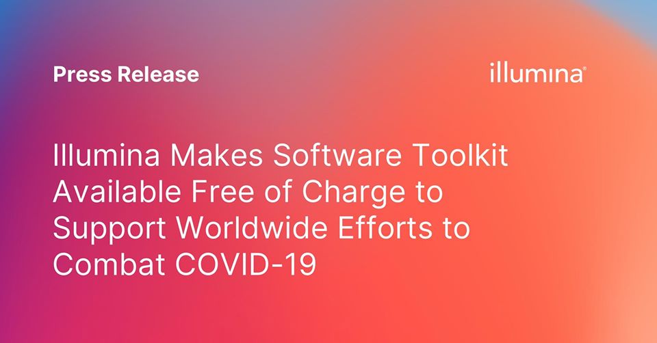 Illumina xây dựng phần mềm phân tích miễn phí hỗ trợ toàn cầu ngăn chặn COVID-19