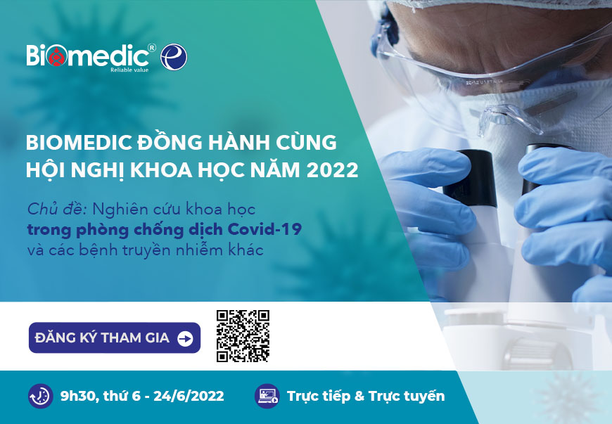 Biomedic sponsored scientific conference in 2022 organized by Ho Chi Minh Pasteur Institute