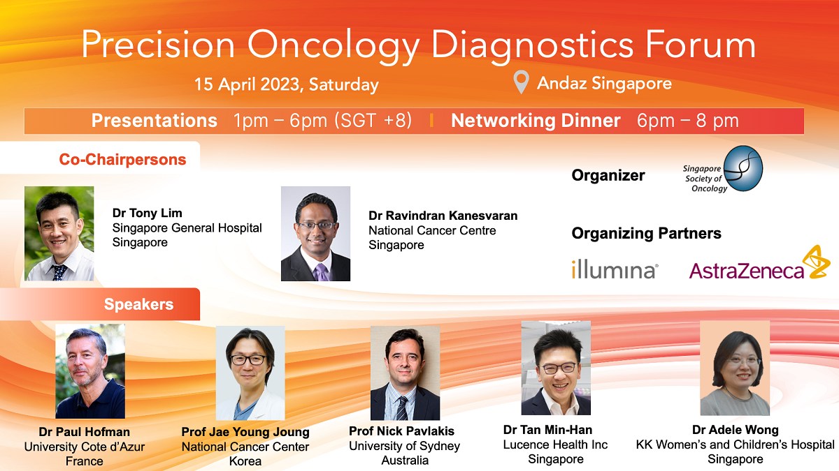 Singapore society oncology – precision oncology diagnostics forum