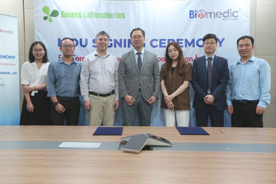 Biomedic ký thỏa thuận hợp tác với Genes Laboratories