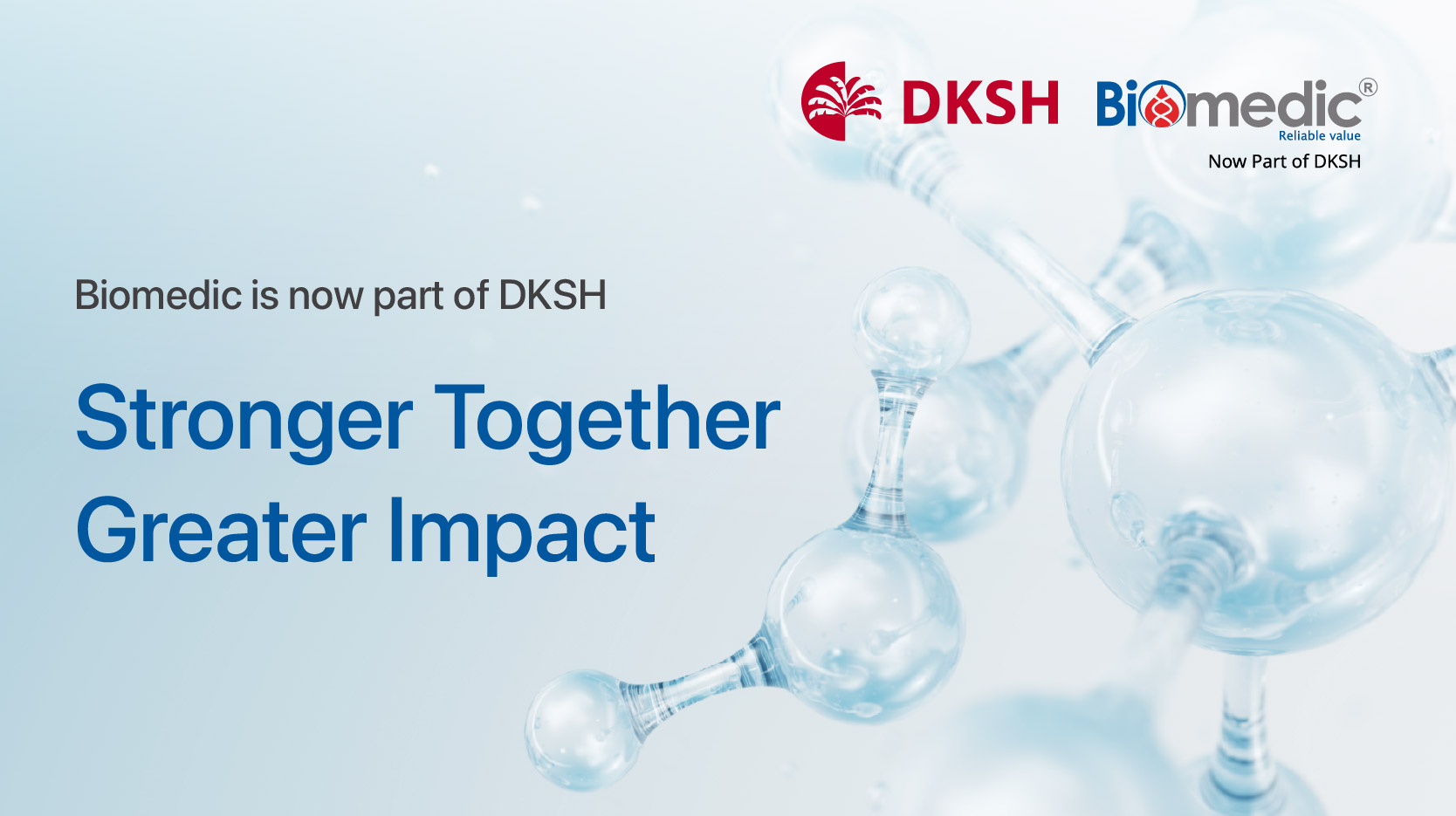 BIOMEDIC OFFICIALLY JOINS THE DKSH GROUP – EMBARKING ON A NEW CHAPTER OF GROWTH